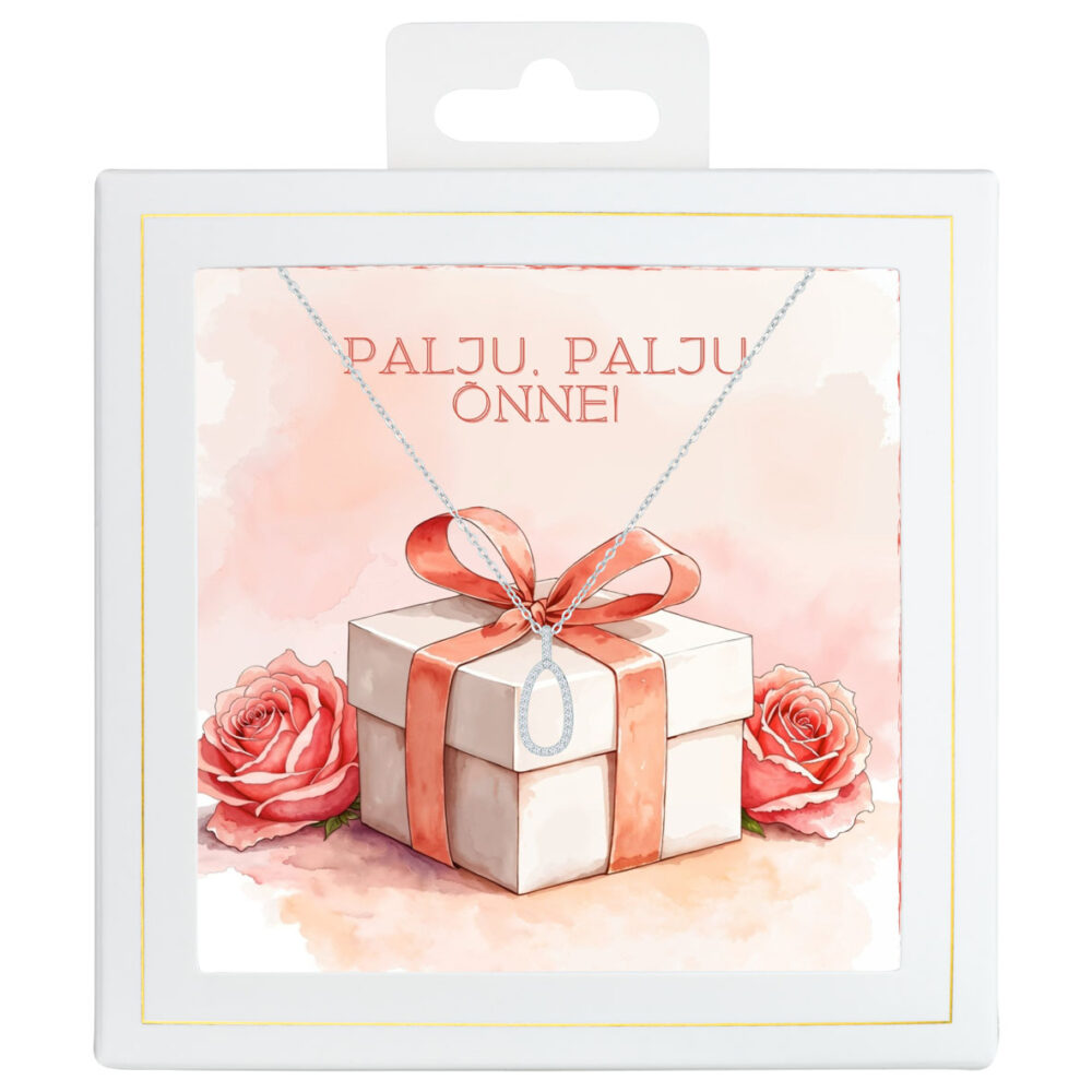Sõnumikaart Kaelakee "Palju, palju õnne!"